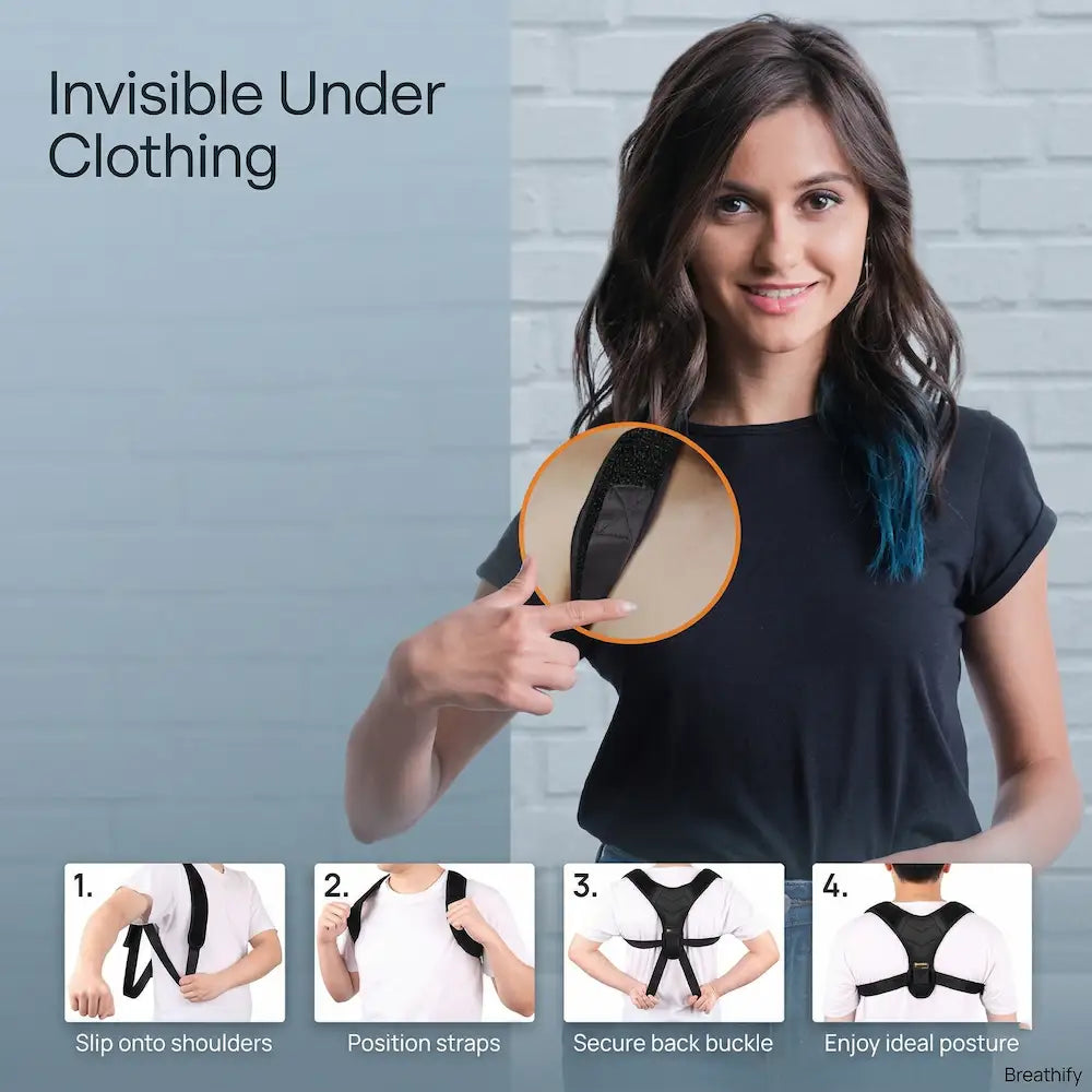 comfortable posture corrector for daily use women back support