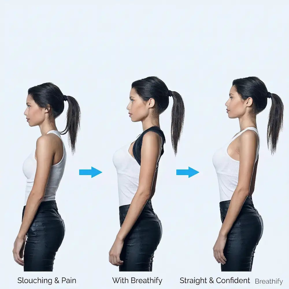 posture correction before and after spine alignment improvement